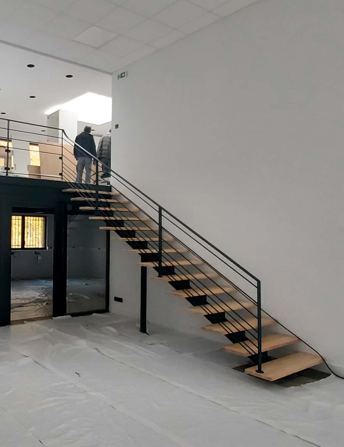 escalier intérieur à usage professionnel